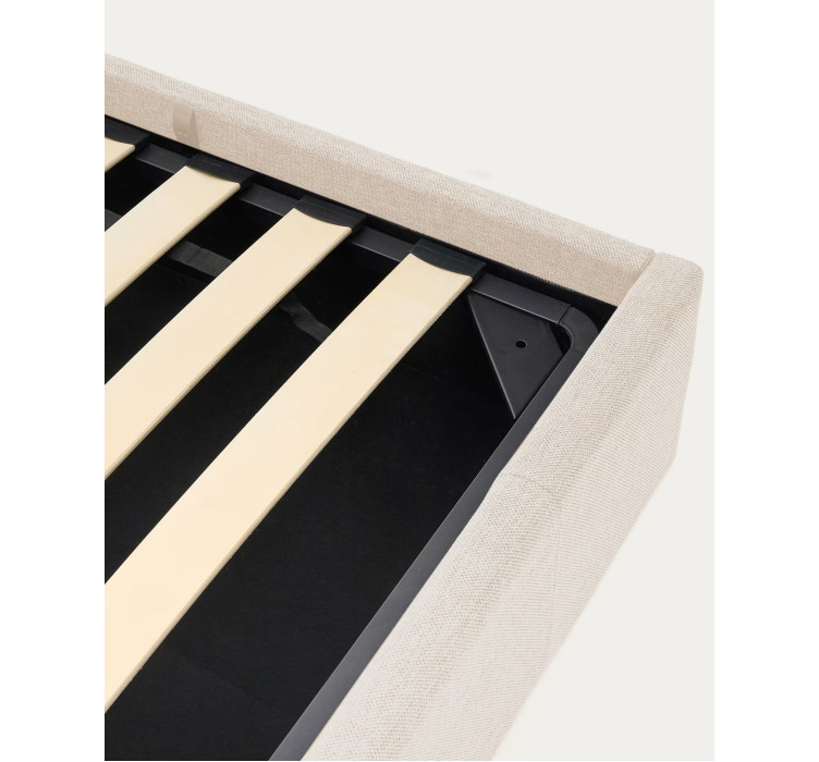Ліжко Nahiri N00026FA12 Бежевий 160x200 см3